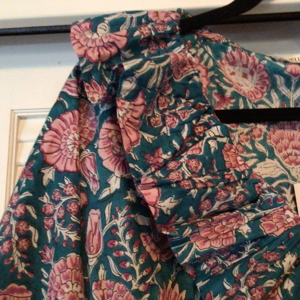Floral Maxi Dress with Ruffle Details - Picture 9 of 11